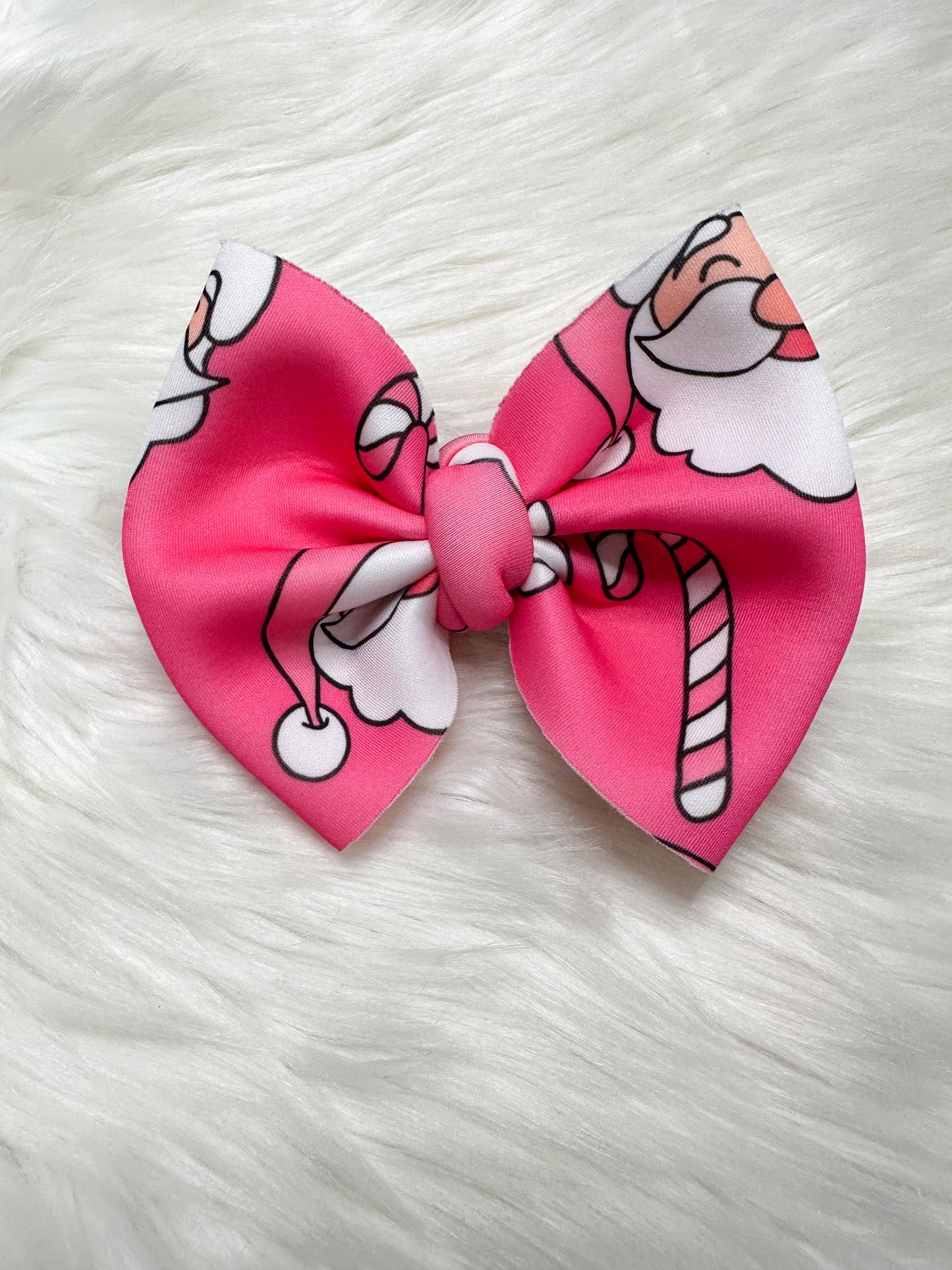 Santa bow/ Piggies