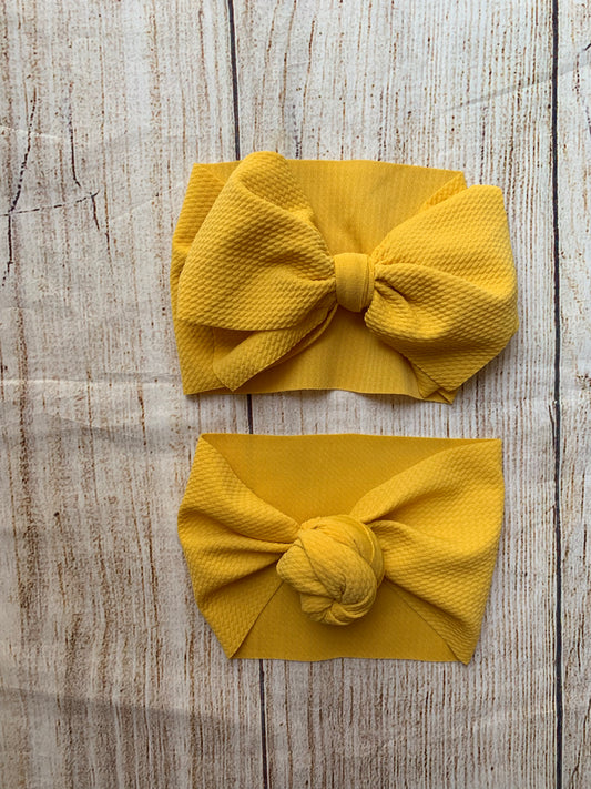 Yellow Mustard headwrap