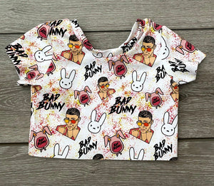 Bad Bunny Crop Top