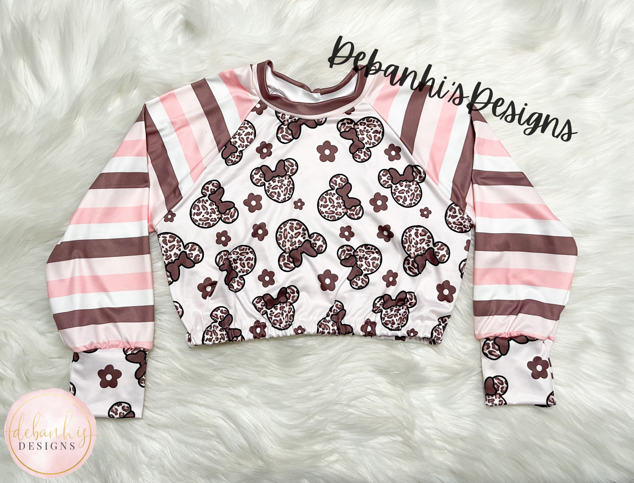 Safari minnie raglan top