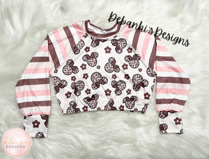 Safari minnie raglan top