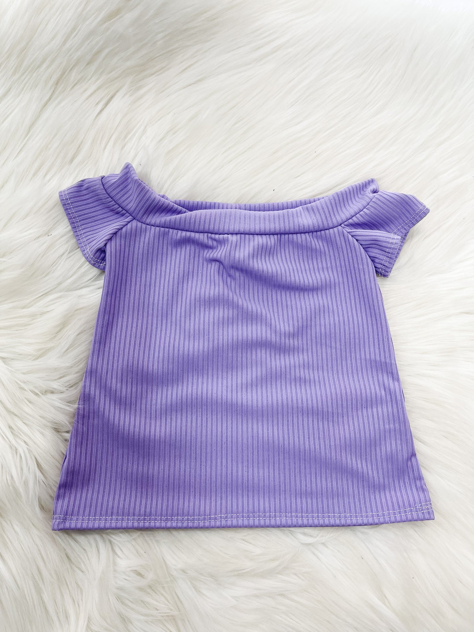 Purple  makayla style top