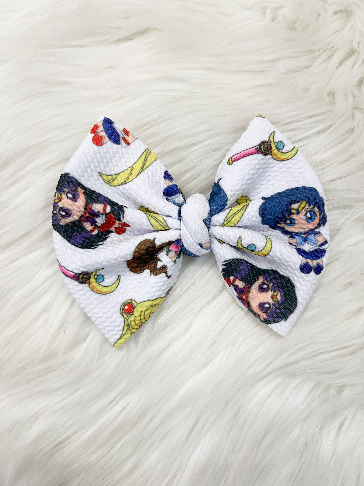 Sailor Moon bow/ Piggies