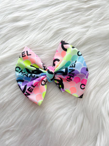 Mermaid scales Chanel swim bow/ Piggies