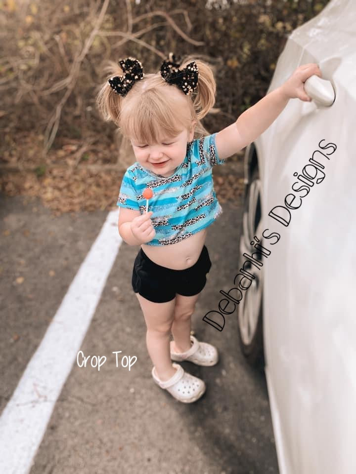 Teal cheetah brush strokes - Choose Your Style