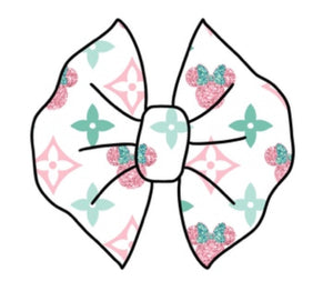 Boujee Minnie bow/ Piggies