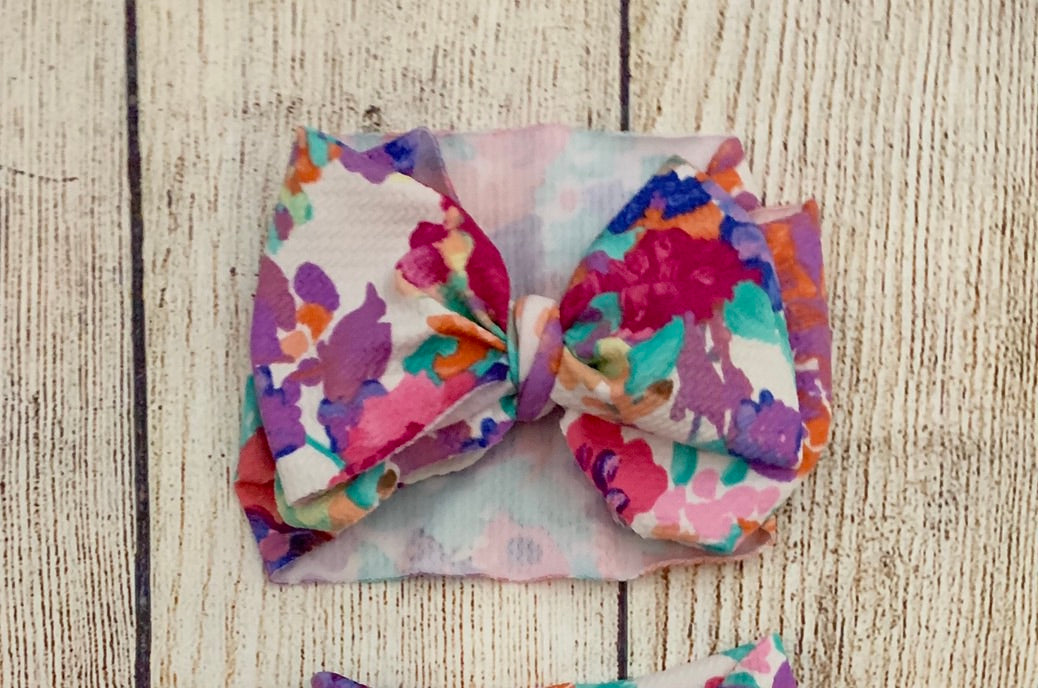 Floral headwrap