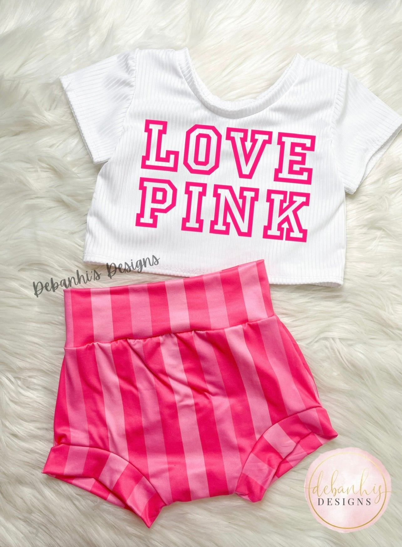 LOVE PINK  Crop Top