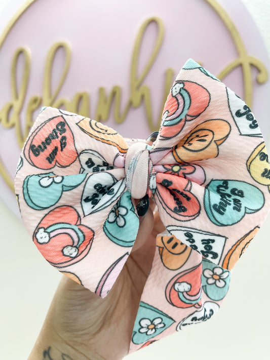 Confirmation hearts headwrap