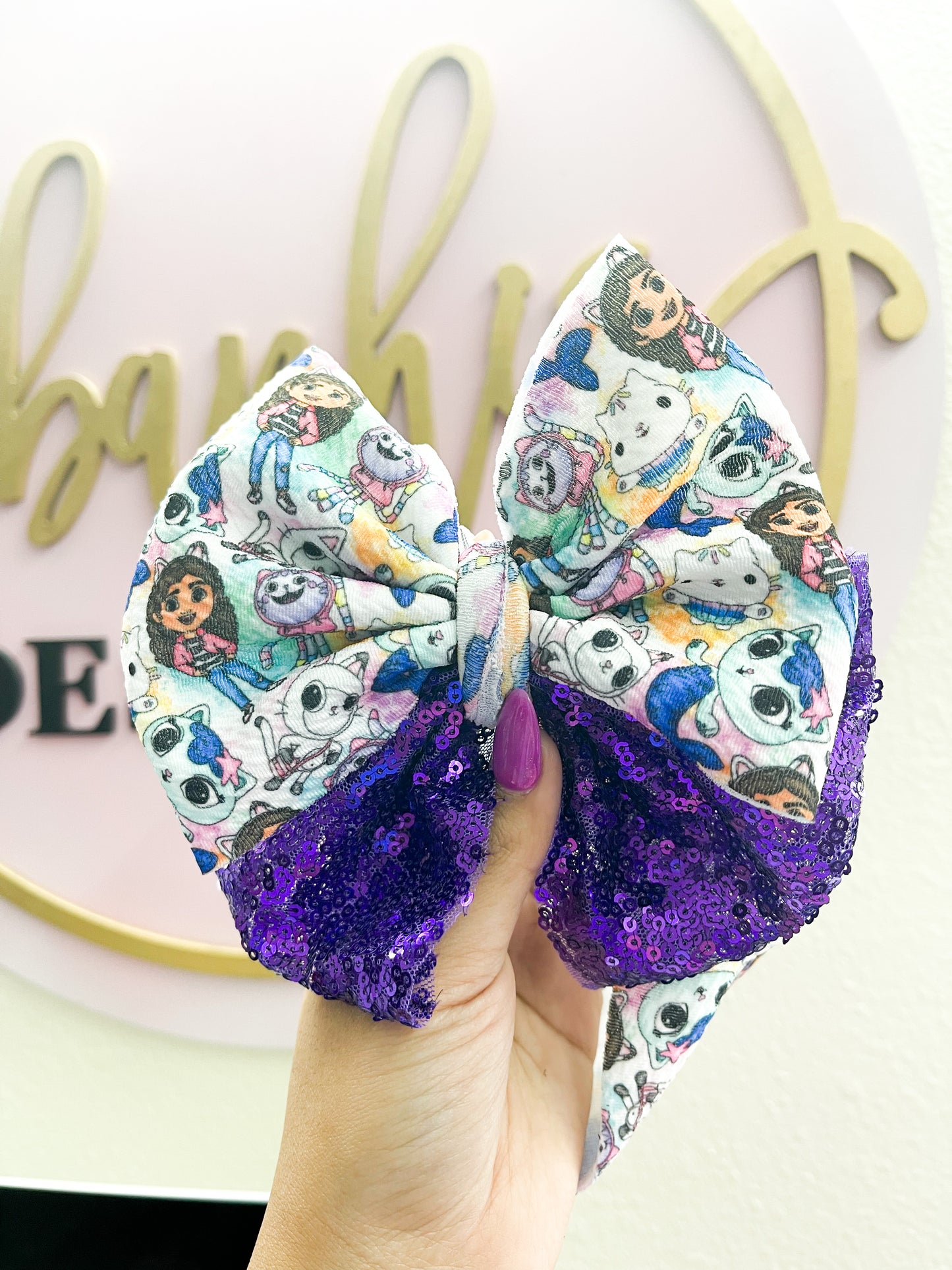 Gabby's doll house TEXAS SIZE headwrap
