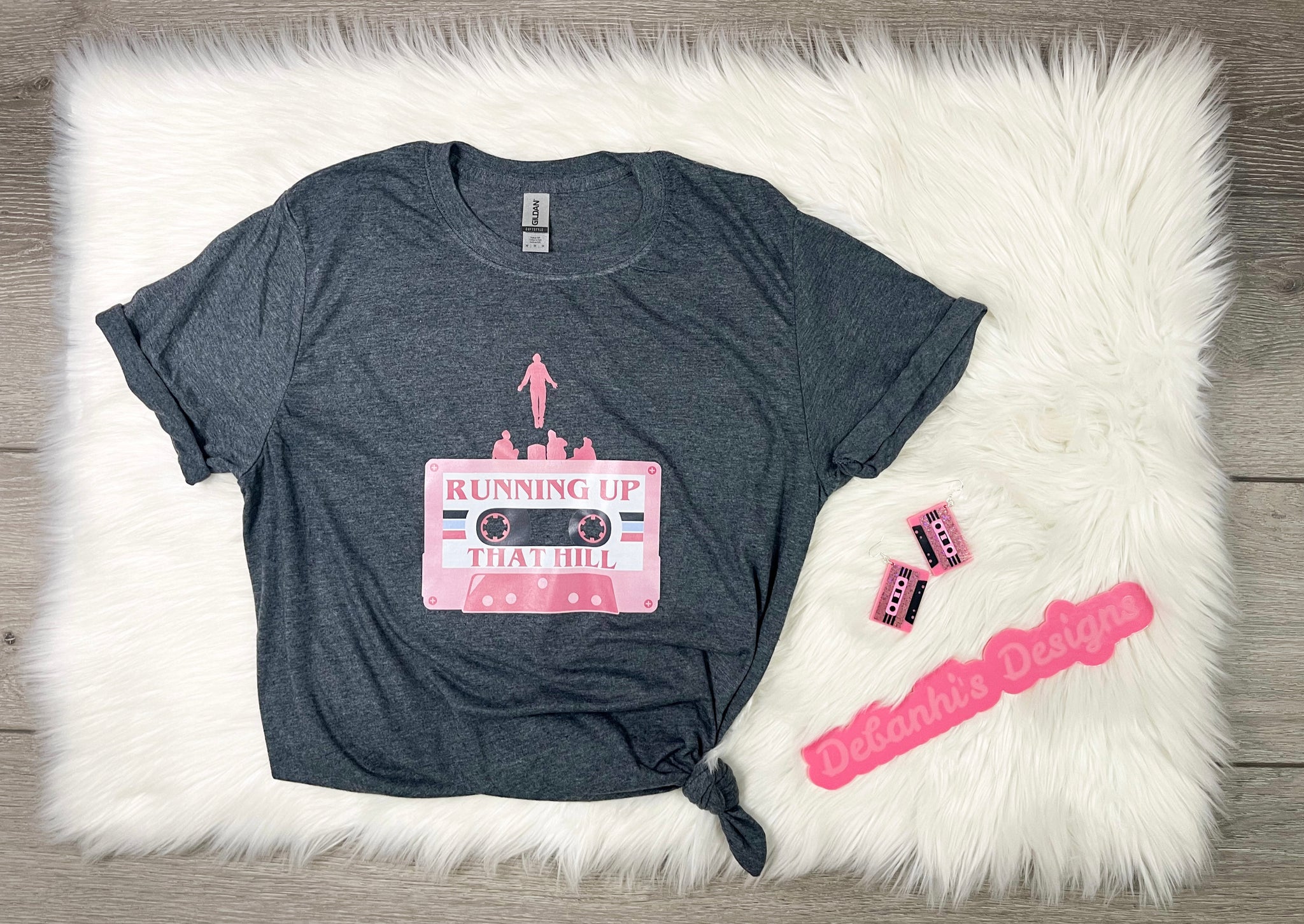 Running up that hill  tshirt kid/adult size