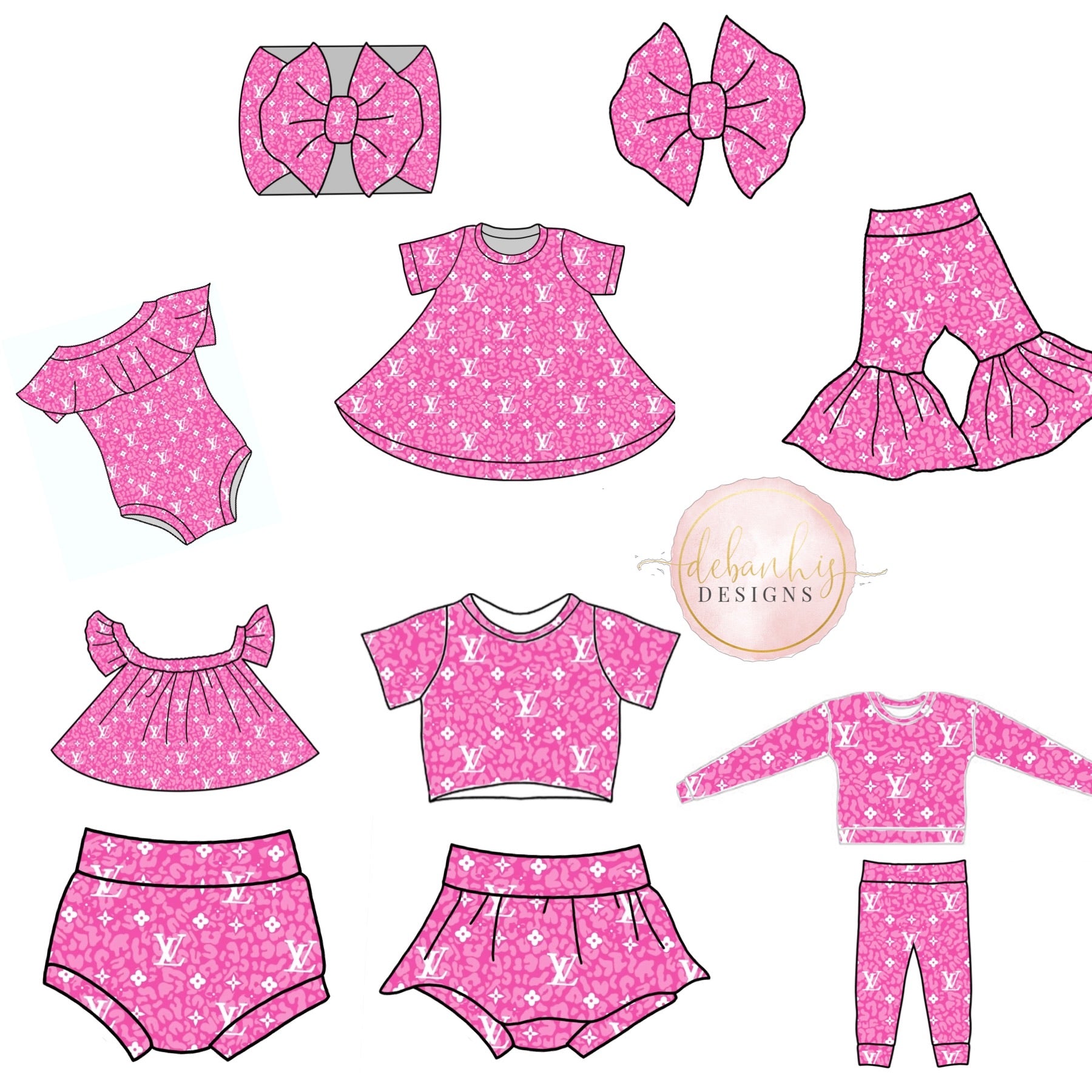 Pink LV (Select your style)