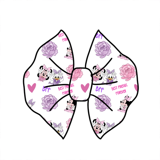Magical BFFs VDAY bow/ Piggies