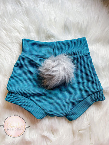 Teal bunny tail bummies